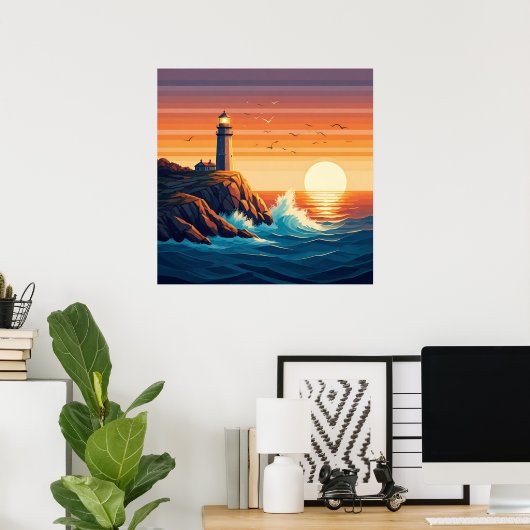 Küstenbakon Poster (Heimbüro)