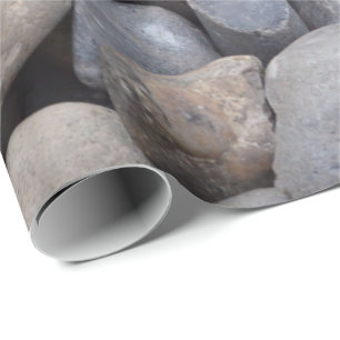 Küstenbeachcomber Beach Lover Kiesel textilliert Geschenkpapier