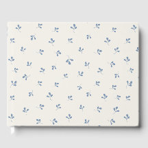 Küstenblau-Botanik-Wurf-Muster