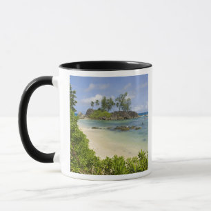 Küstenblick auf Mahe Island Tasse