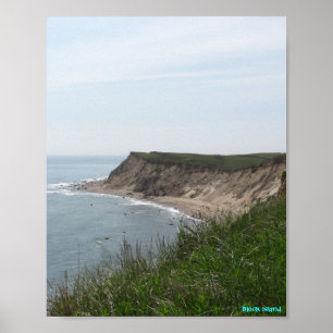 Küstenblock-Insel, Rhode Island Poster