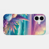Küstenblumen iPhone-Hülle Slim iPhone 16 Hülle (Rückseite (Horizontal))