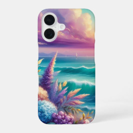 Küstenblumen iPhone-Hülle Slim iPhone 16 Hülle