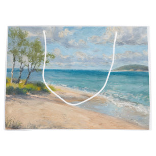 Küstenbrise Fine Art Stranddruck Große Geschenktüte