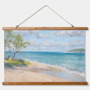 Küstenbrise Fine Art Stranddruck Wandteppich Mit Holzrahmen
