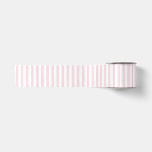 Küstenbrise-Streifen - Muschelrosa Satinband