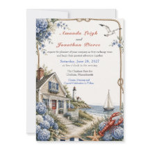 Küstencape Cod Hydrangeen Cottage-Hochzeit
