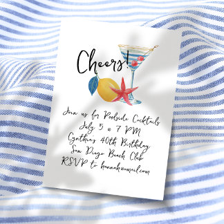 Küstencocktailparty Einladung