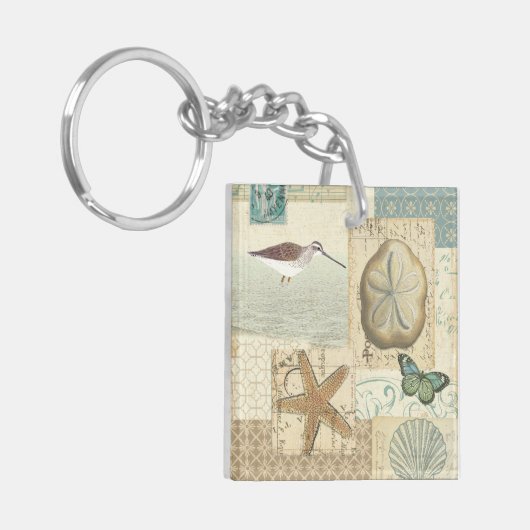 Küstencollage Schlüsselanhänger (Vorderseite links)