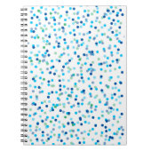 Küstenconfetti-Zeitschrift Notizblock (Vorderseite)