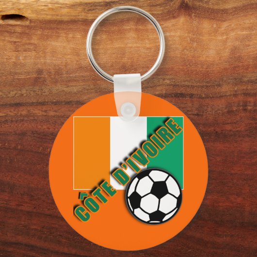 KÜSTENCOTE D'IVOIRE Fan Tshirts Schlüsselanhänger (Vorderseite)
