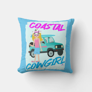 Küstencowgirl-Trend Lustiges Design Kunst Kissen