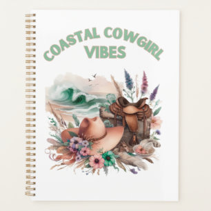 Küstencowgirl-Vibes, florales, feminin-planner Planer