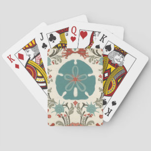 Küstendamast II Spielkarten