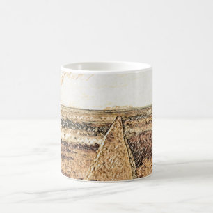 Küstendämmerung: Ardrossan Beach Aquarell Kaffeetasse