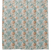 Küstendesign Vorhang Soft Blau und Elfenbein (Vorderseite)
