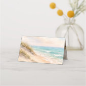 Küstendünen Strand Platzkarte (Rückseite)
