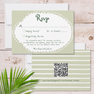 Küsteneleganz Sonnenpalmenhochzeit RSVP Karte