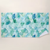 Küsteneleganz Strandtuch (Vorderseite)