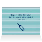 Küstenemblem-Delphin-Anker-Ruder-Schild nautisch (Innenansicht Horizontal (Oben))