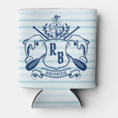 Küstenemblem-Delphine Anker-Ohr-Schild Dosenkühler (Vorderseite)