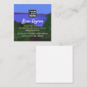 Küstenfahrten Quadratische Visitenkarte (Vorne/Hinten)