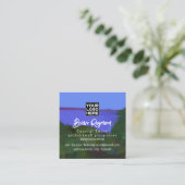 Küstenfahrten Quadratische Visitenkarte (Stehend Vorderseite)