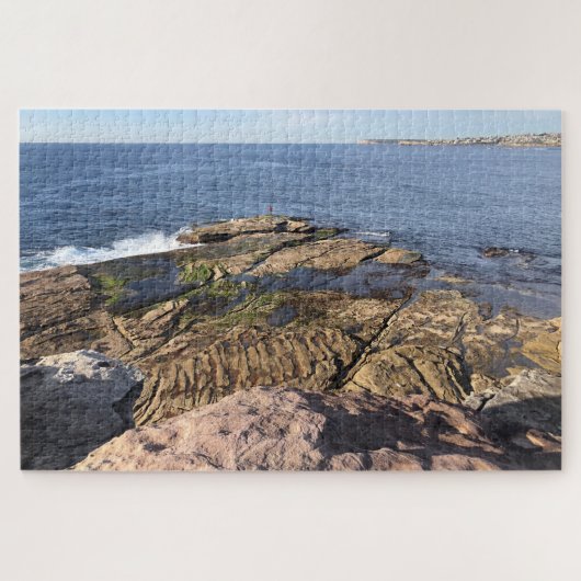 Küstenfelsen Puzzle (Horizontal)