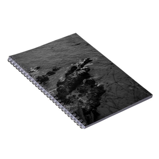 Küstenfelsenbildung - Meereslandschaftsfotografie Notizblock (Rechte Seite)