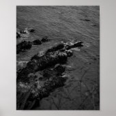 Küstenfelsenbildung - Meereslandschaftsfotografie Poster (Vorne)