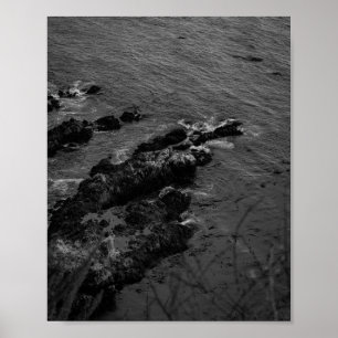 Küstenfelsenbildung - Meereslandschaftsfotografie Poster