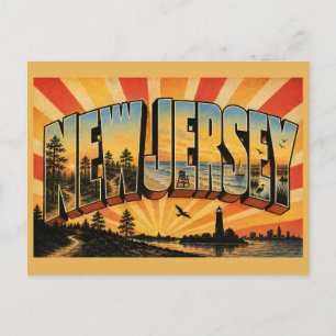 Küstenfeuchtgebiete der New Jersey Pine Barrens Ku Postkarte