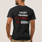 KÜSTENFINANZIERUNG T-Shirt (Rückseite)