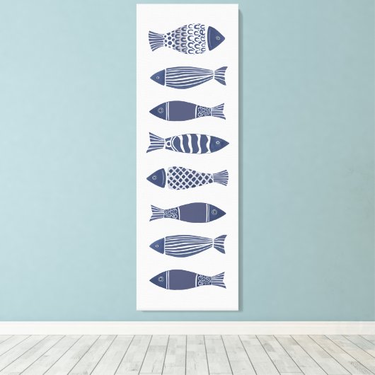 Küstenfisch Leinwanddruck (Insitu (Holzboden))