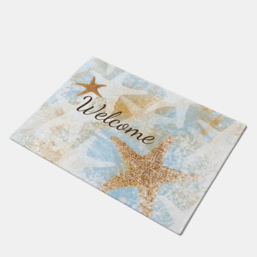 Küstenfisch Print Fußmatte (Schrägansicht)