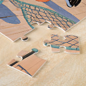 Küstenfischerdorf Pelikane Puzzle (Seite)