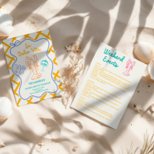 Küstenfischerei Bachelorette Bash Einladung