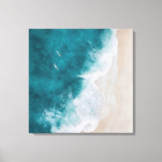 Küstenflieger Beach Canvas Print Leinwanddruck (Vorderseite)