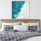 Küstenflieger Beach Canvas Print Leinwanddruck (Insitu (Schlafzimmer))