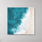 Küstenflieger Beach Canvas Print Leinwanddruck (Vorderseite)