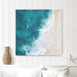 Küstenflieger Beach Canvas Print Leinwanddruck