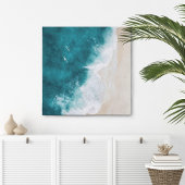 Küstenflieger Beach Canvas Print Leinwanddruck