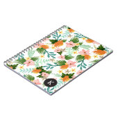 Küstenfloral Notizblock (Linke Seite)