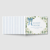 Küstenflorales und Schleifen-Gästebuch Gästebuch (Voll)