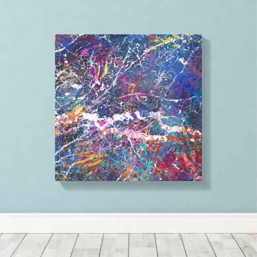 Küstengarten - Morgenröte Leinwanddruck (Insitu (Holzboden))