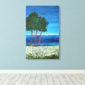 Küstengebiet der Bretagne Leinwanddruck (Insitu (Holzboden))