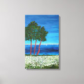 Küstengebiet der Bretagne Leinwanddruck (Vorderseite)