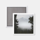 Küstengebirge 2 x 2 Magnet (Vorderseite/Rückseite)
