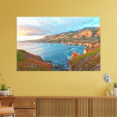 Küstengebirgslandschaft am leinwanddruck (Insitu (Wohnzimmer))