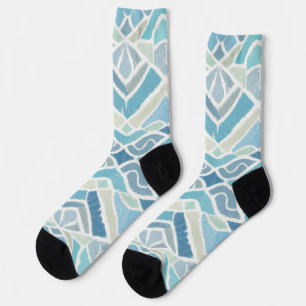 Küstengemäßes/Strand-/Maritimes Blau Socken